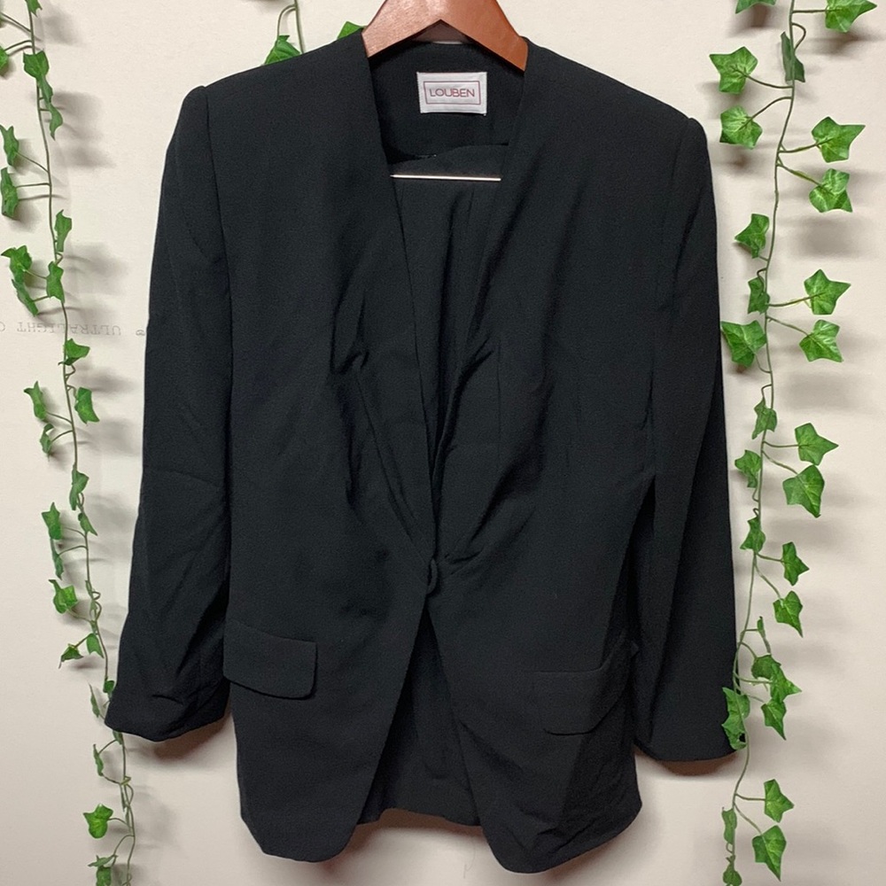 Two Set Business Suit with skirt and blazer